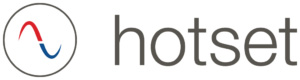 Das hotset Logo: Wärmemanagement in der industriellen Beheizungstechnik